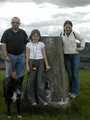 Team Clova at the trig point