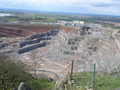 The quarry from Bardon Hill trig pillar.