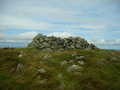 "Neat wall shelter" on site of former Moel Fferna pillar