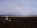 pillar and rainbow
