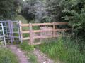 A new fence and gate