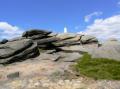 Looking up at Back Tor
