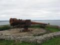 6-inch WWI gun for north approach to Lerwick