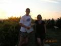 Beautiful sunset and beautiful company