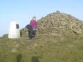 Ellie at Beamsley Beacon trig