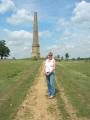 Mrs Dusty & obelisk