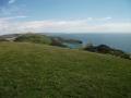Lulworth Cove from Hambury Tout.