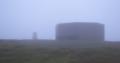 Trigpoint and remnants of tracking station.
