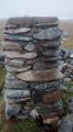 Stonebuilt pillar Beinn Chaisgein Beag